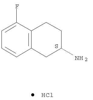 2-Naphthalenamine, 5-fluoro-1,2,3,4-tetrahydro-, hydrochloride, (S)- (9CI)